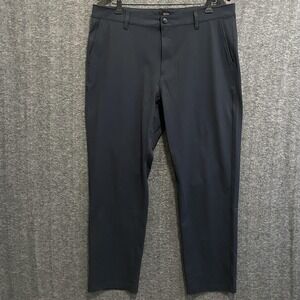 Quince ProTech Golf Pants Mens 36x30 Midnight Black Performance Commuter Outdoor
